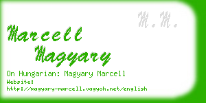 marcell magyary business card